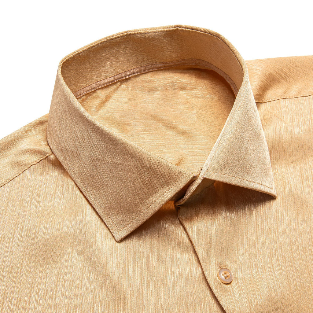 Beige Floral Dress Shirt - GentCrest - View 2