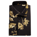 GentCrest Black Floral Shirt - Image 1