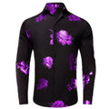 GentCrest Black Floral Shirt - Image 1
