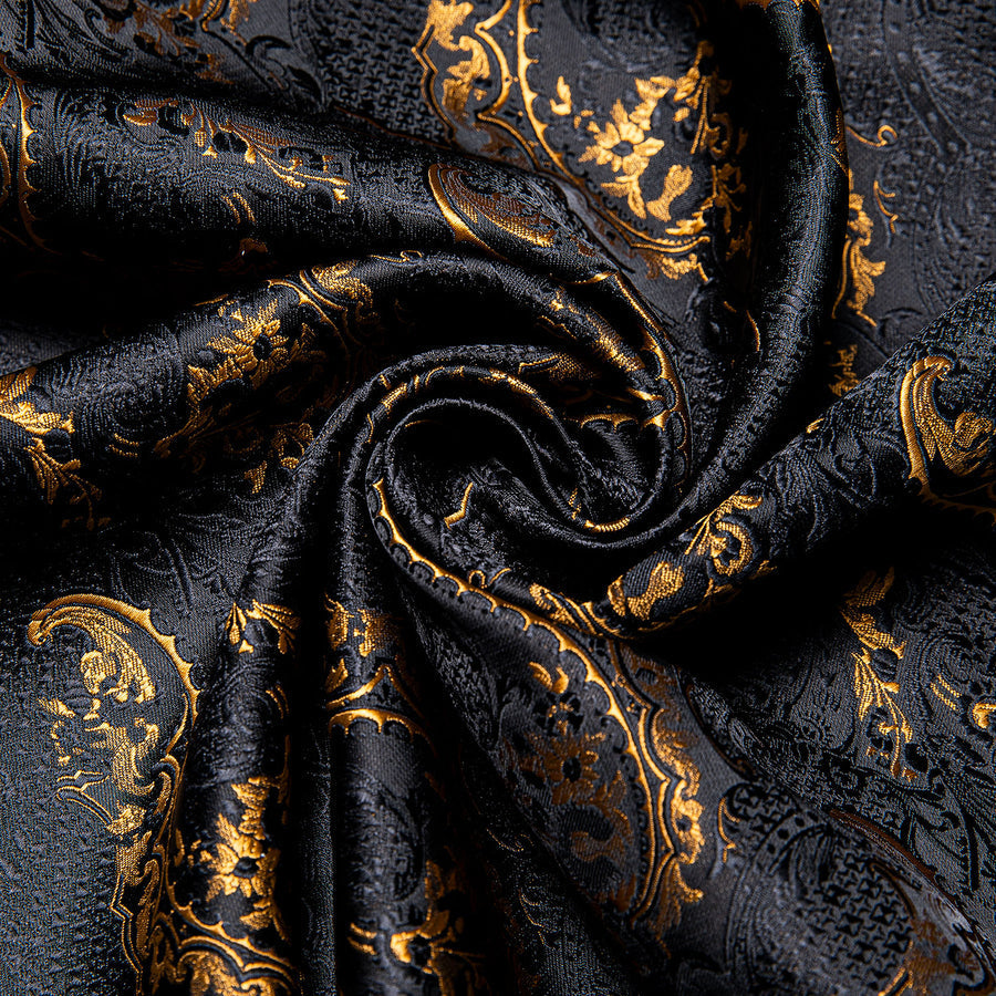 GentCrest Black Paisley Shirt - Image 5