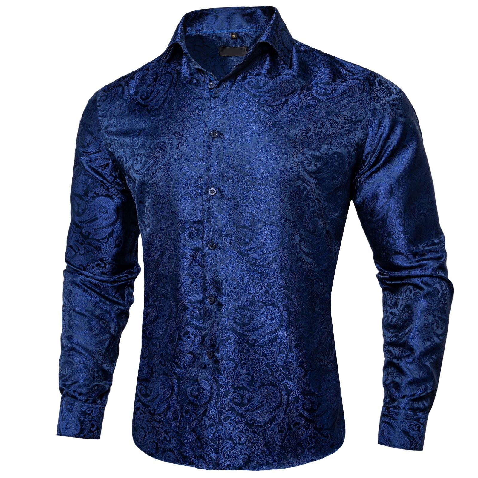 GentCrest Blue Paisley Shirt - Image 2