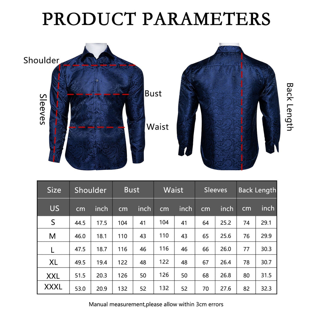 GentCrest Blue Paisley Shirt - Image 7