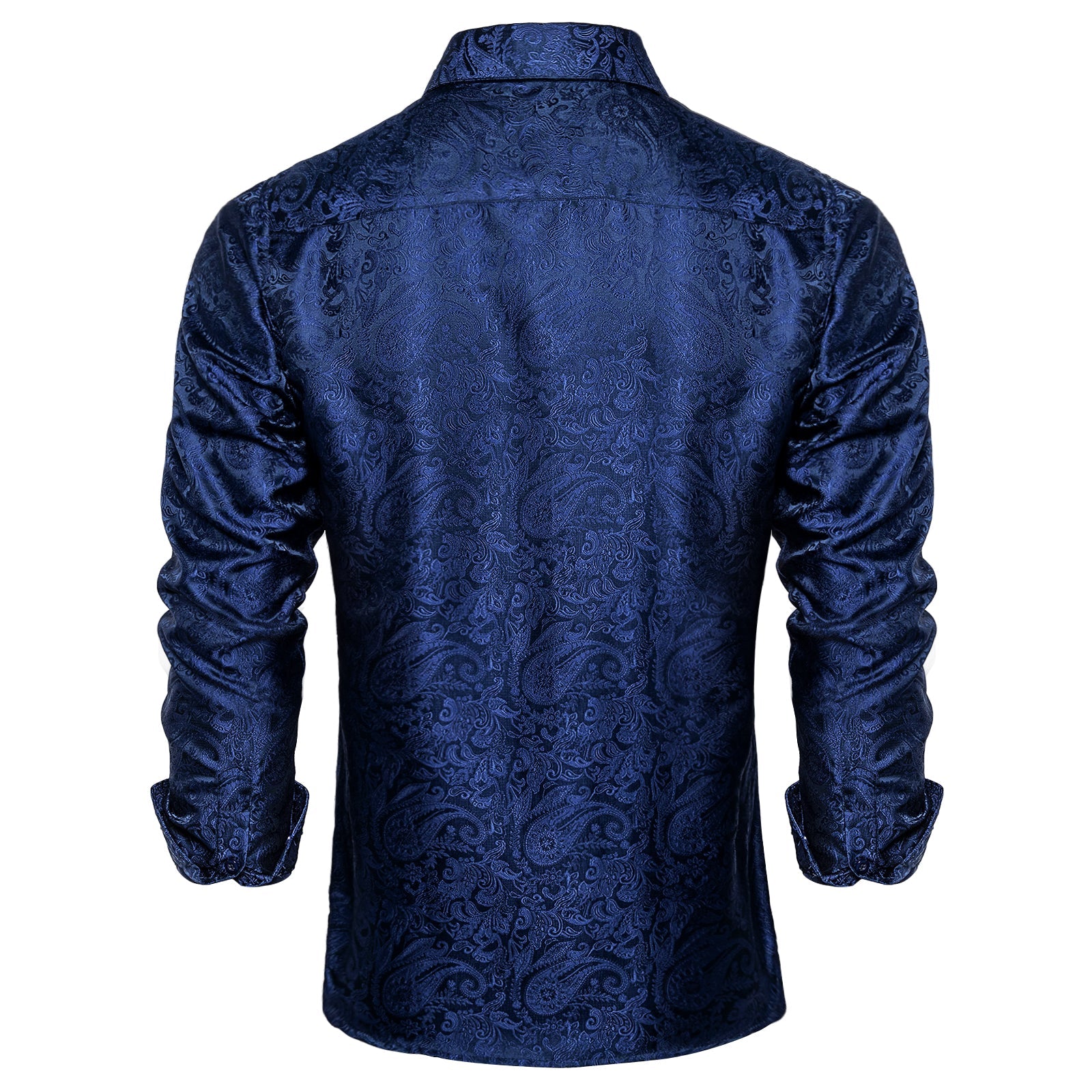 GentCrest Blue Paisley Shirt - Image 6