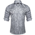 GentCrest Grey Paisley Shirt - Image 1