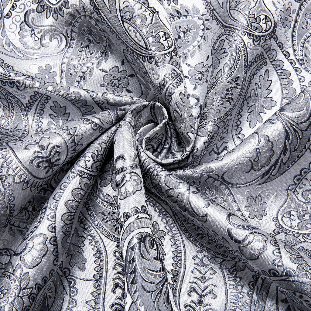 GentCrest Grey Paisley Shirt - Image 4