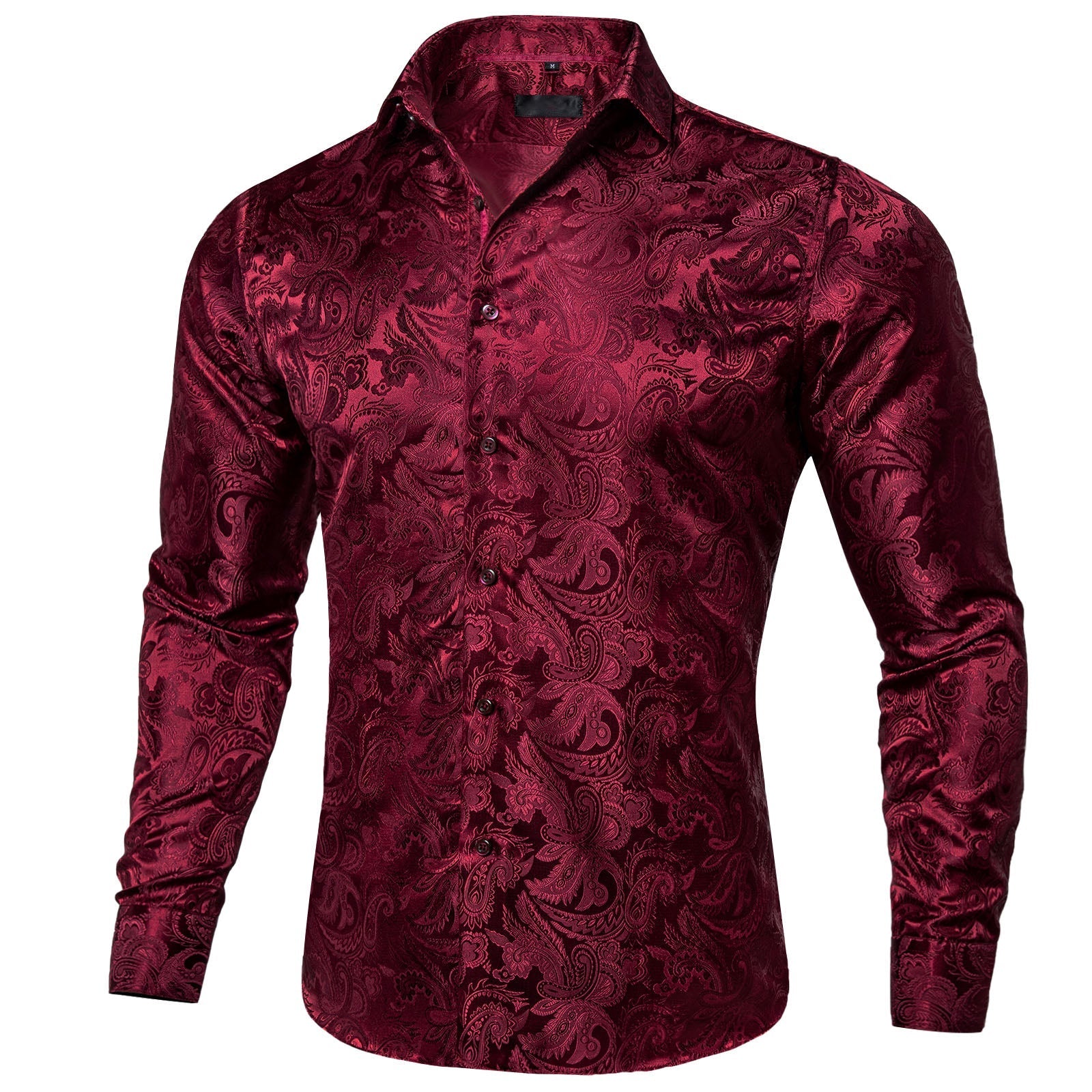 Red Paisley Dress Shirt - GentCrest