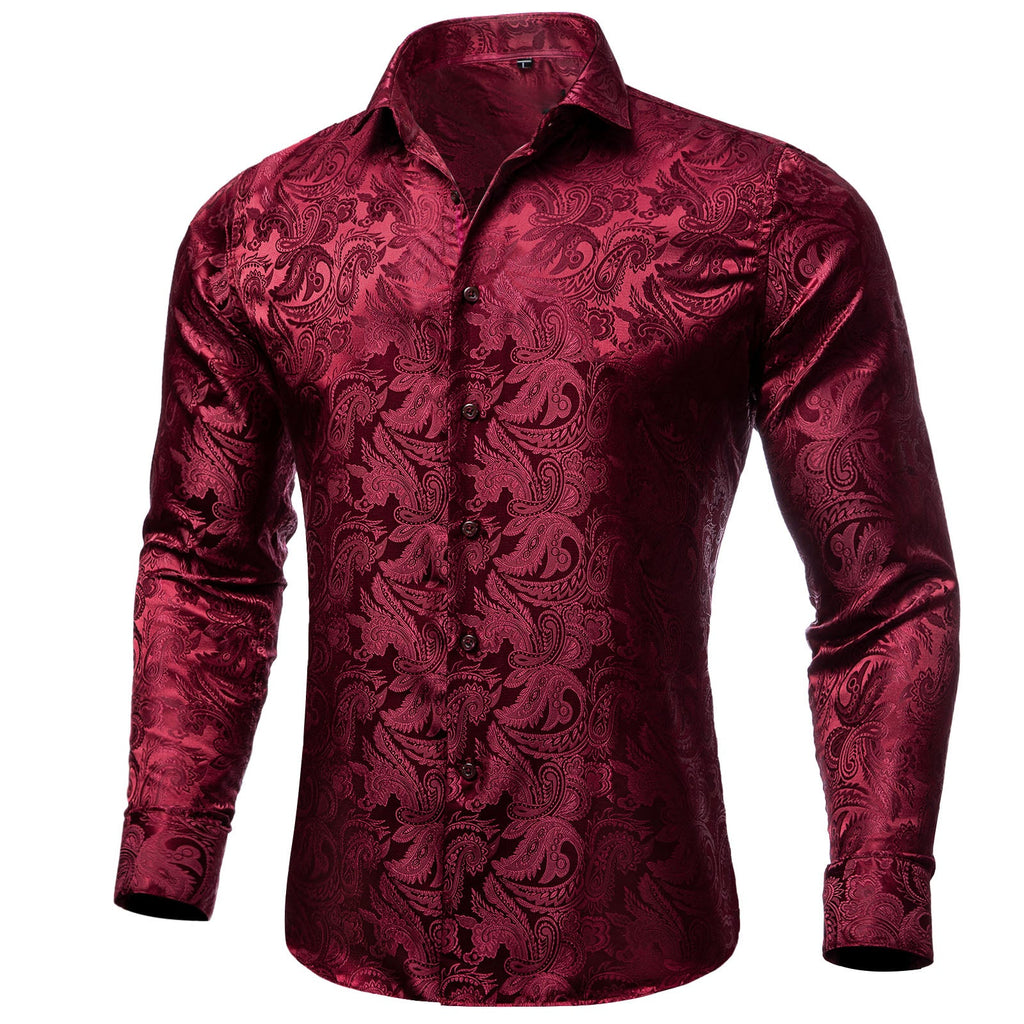 GentCrest Black Paisley Shirt - Image 2