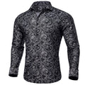 GentCrest Black Paisley Shirt - Image 1