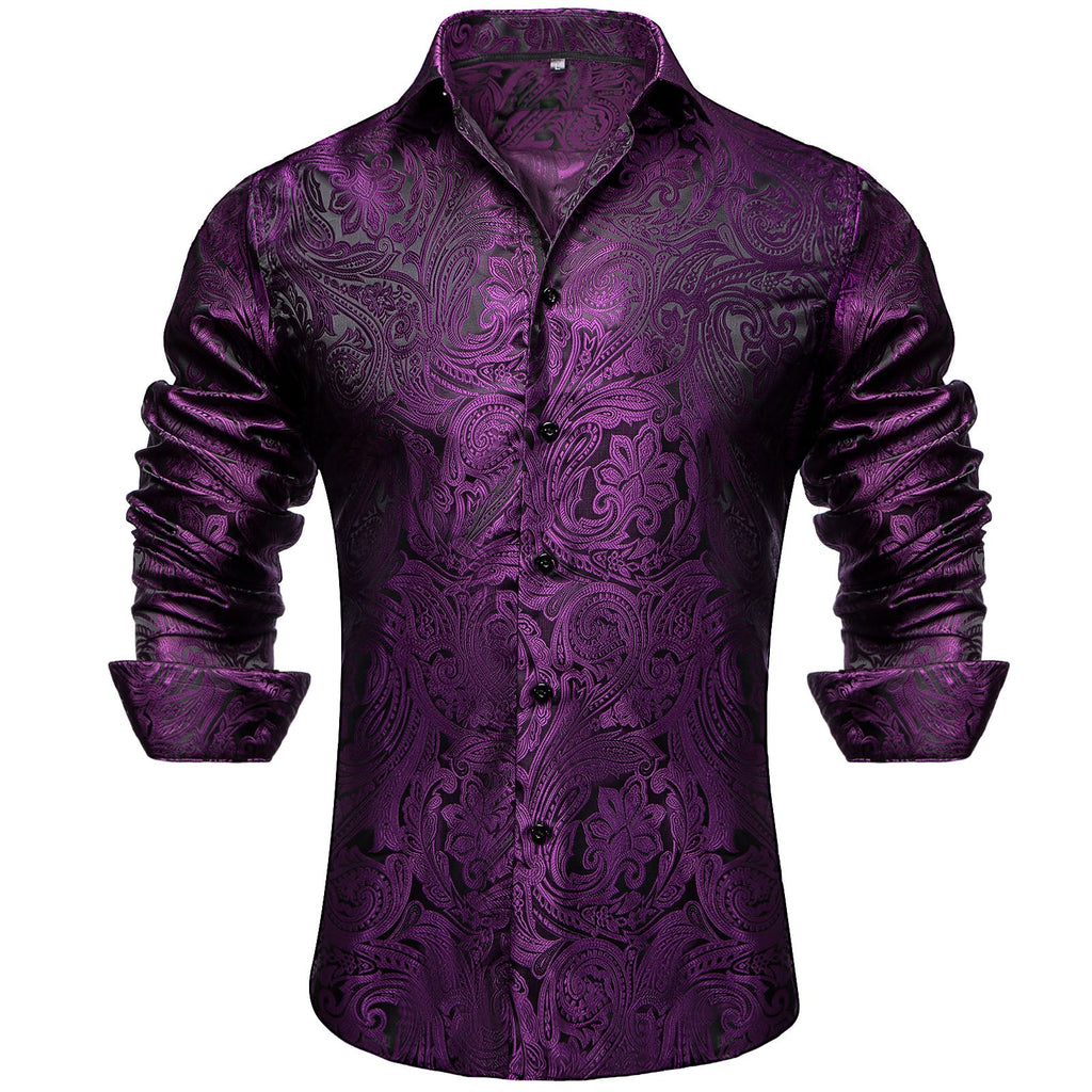 GentCrest Black Paisley Shirt - Image 3