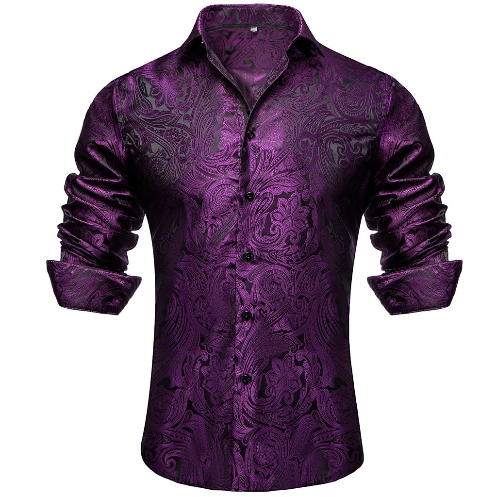 GentCrest Black Paisley Shirt - Image 2