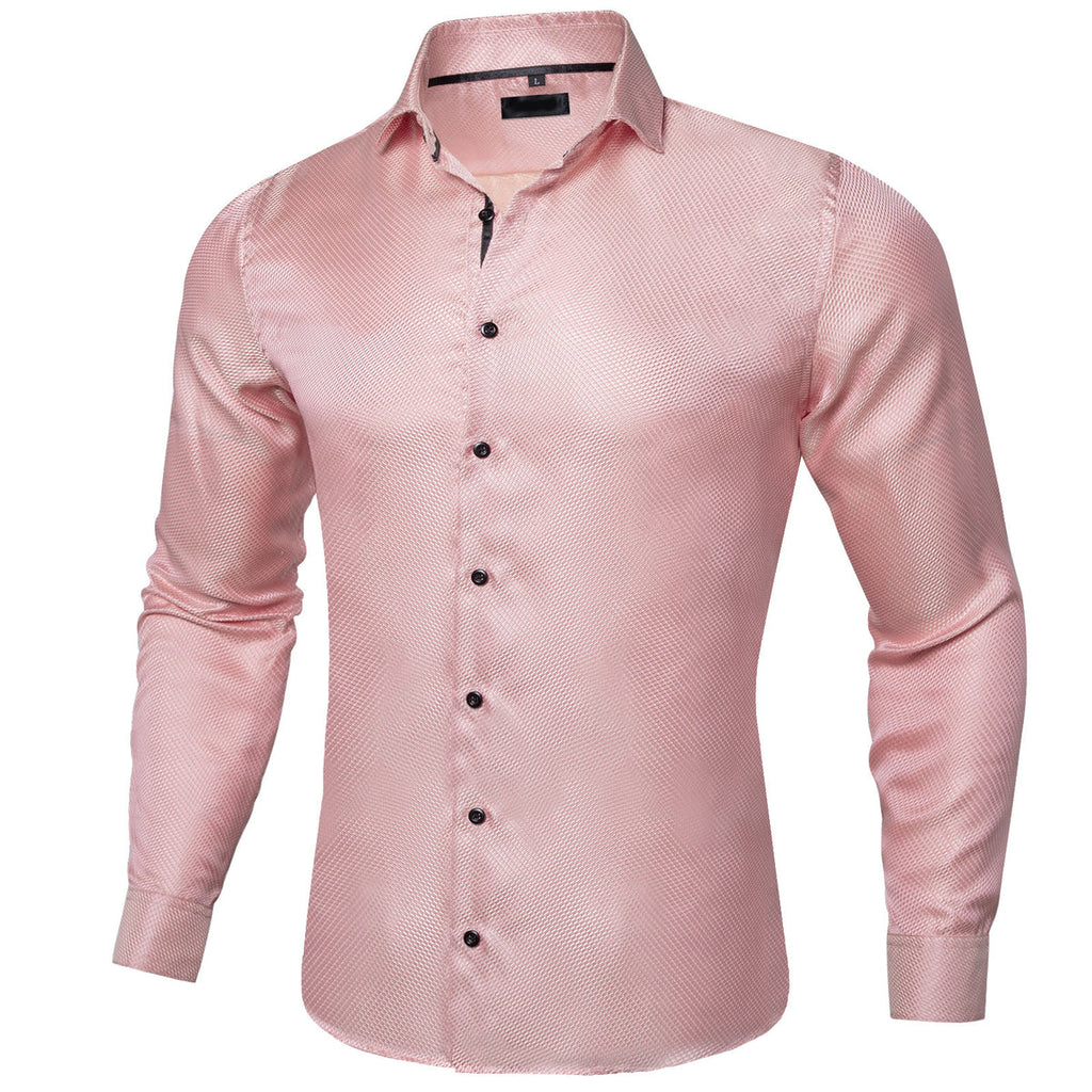 Pink Plaid Dress Shirt - GentCrest