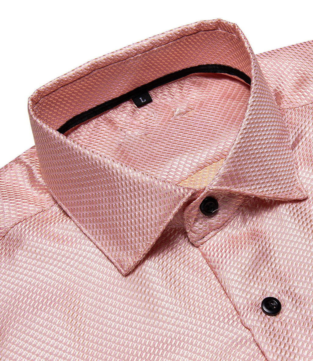 Pink Plaid Dress Shirt - GentCrest - View 2