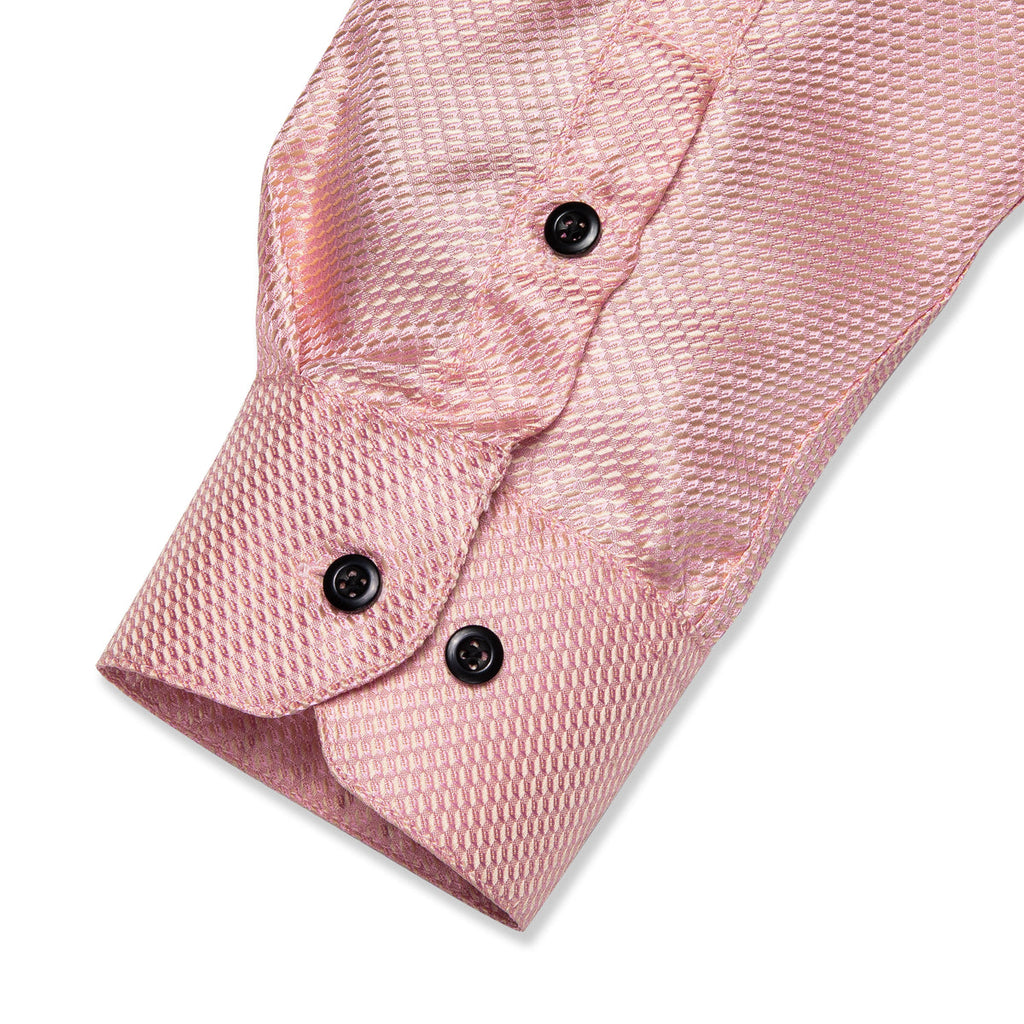 Pink Plaid Dress Shirt - GentCrest - View 5