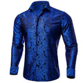 GentCrest Blue Paisley Shirt - Image 1