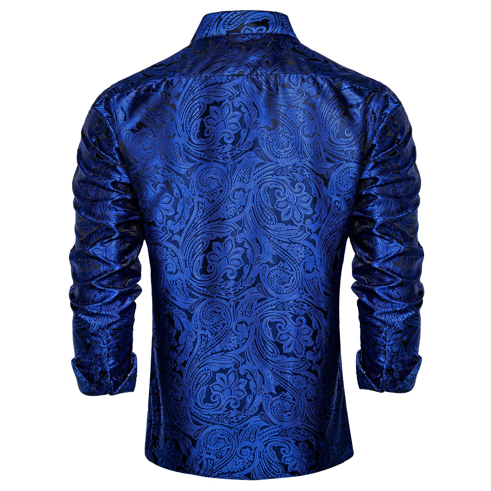 GentCrest Blue Paisley Shirt - Image 5