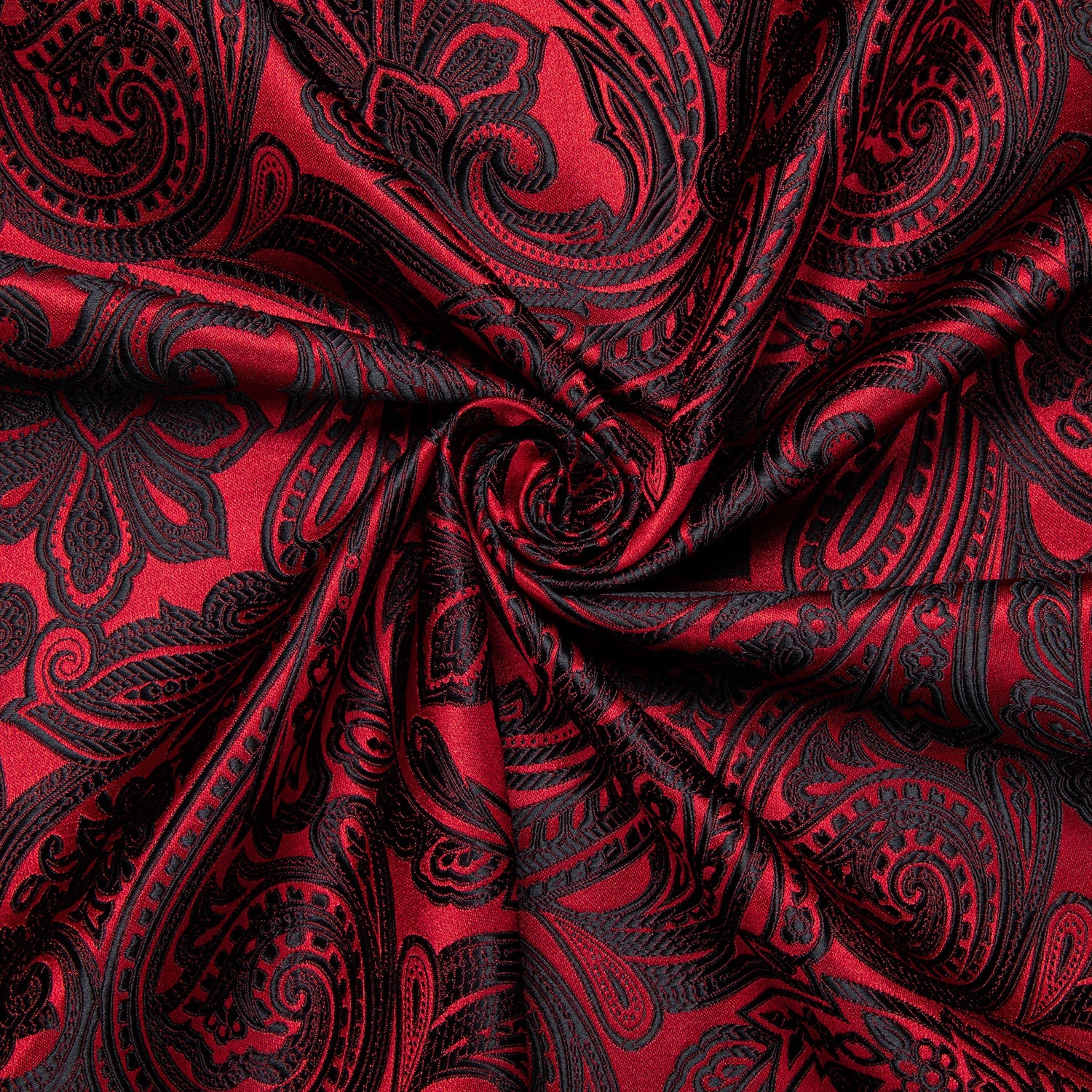 GentCrest Red Paisley Shirt - Image 5