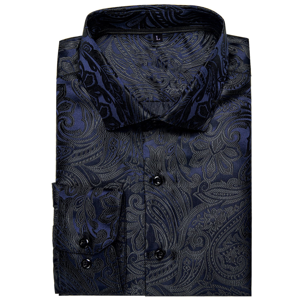 GentCrest Blue Paisley Shirt - Image 3