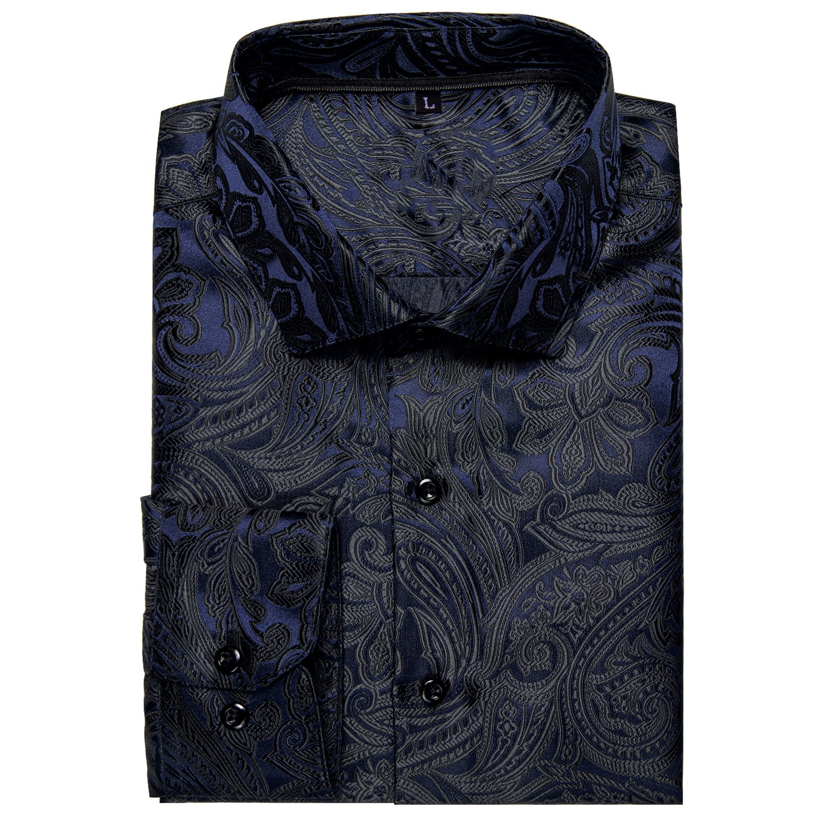 GentCrest Blue Paisley Shirt - Image 3