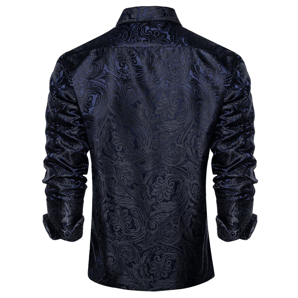GentCrest Blue Paisley Shirt - Image 5