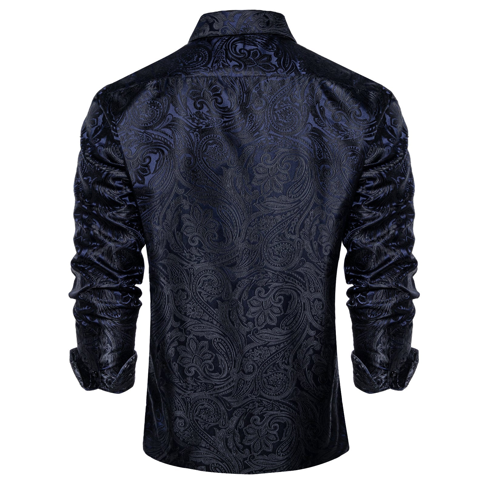 GentCrest Blue Paisley Shirt - Image 5