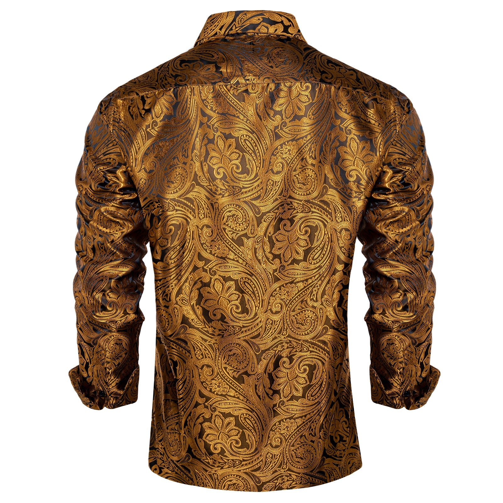 GentCrest Black Paisley Shirt - Image 2