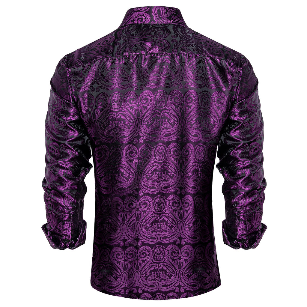 GentCrest Black Floral Shirt - Image 5