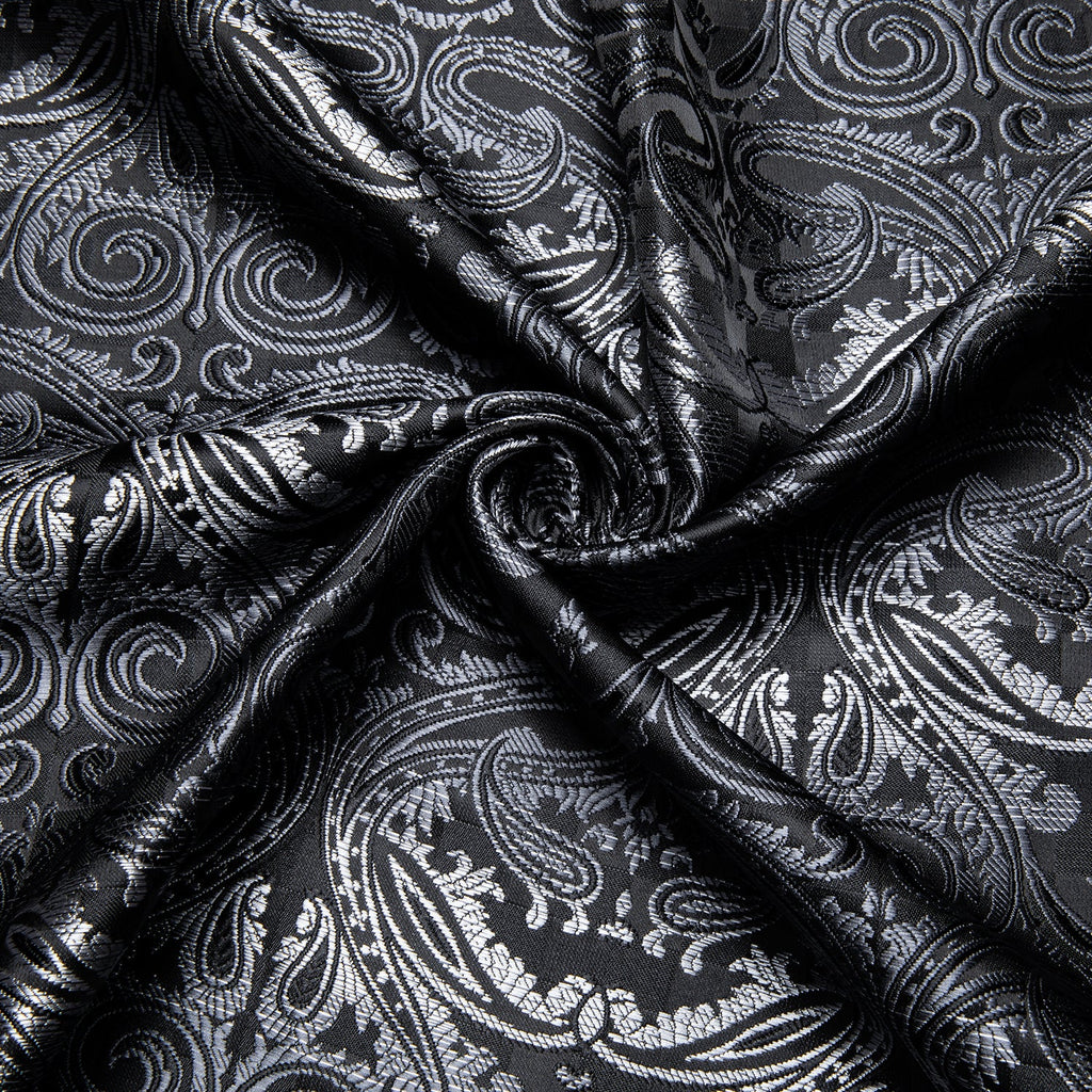 GentCrest Black Paisley Shirt - Image 5