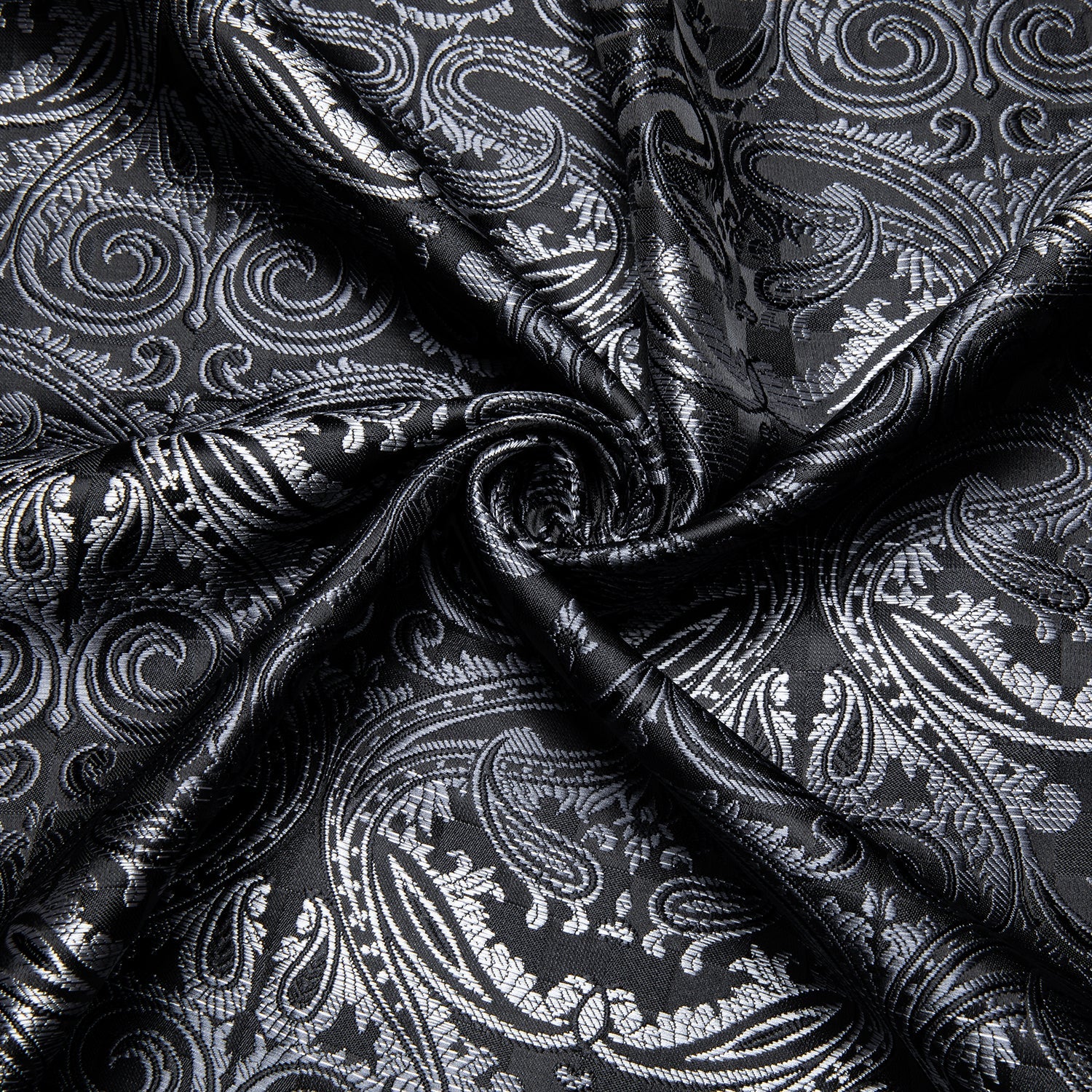 GentCrest Black Paisley Shirt - Image 5