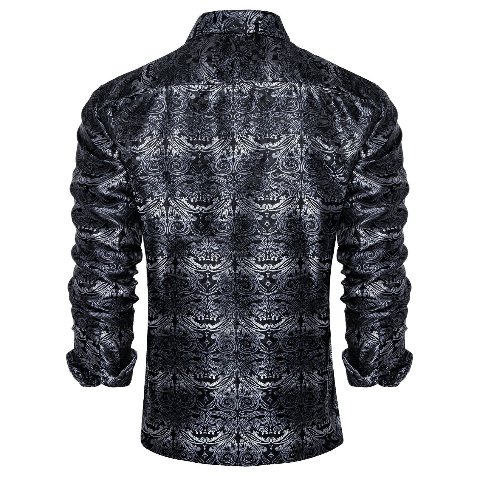 GentCrest Black Paisley Shirt - Image 2