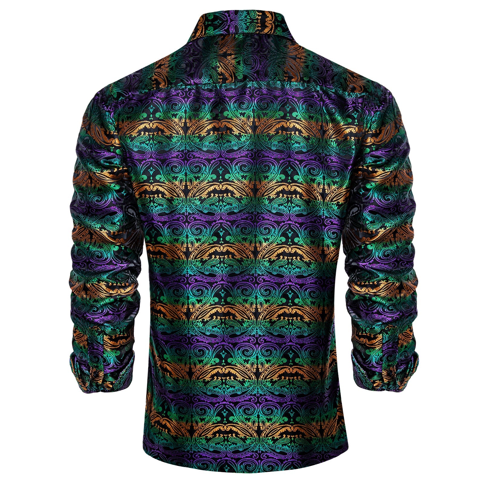 GentCrest Black Floral Shirt - Image 2