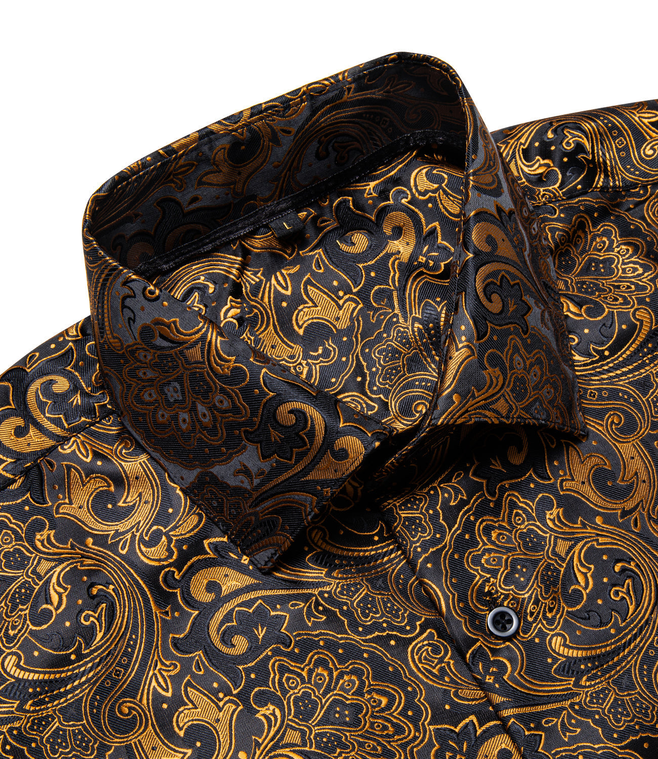 GentCrest Black Floral Shirt - Image 5