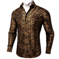 GentCrest Gold Floral Shirt - Image 1