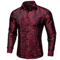 GentCrest Red Paisley Shirt - Image 1
