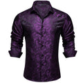 GentCrest Purple Paisley Shirt - Image 1