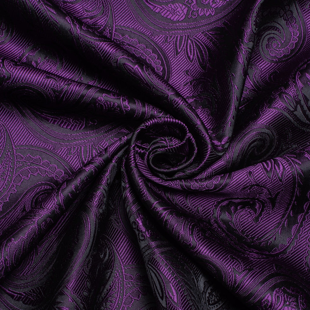 GentCrest Purple Paisley Shirt - Image 4