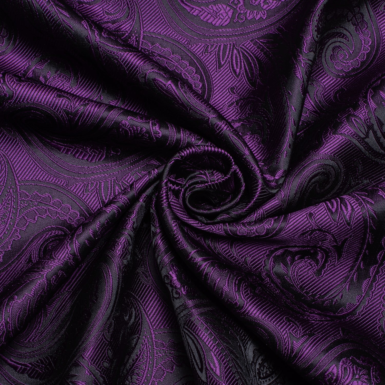 GentCrest Purple Paisley Shirt - Image 4