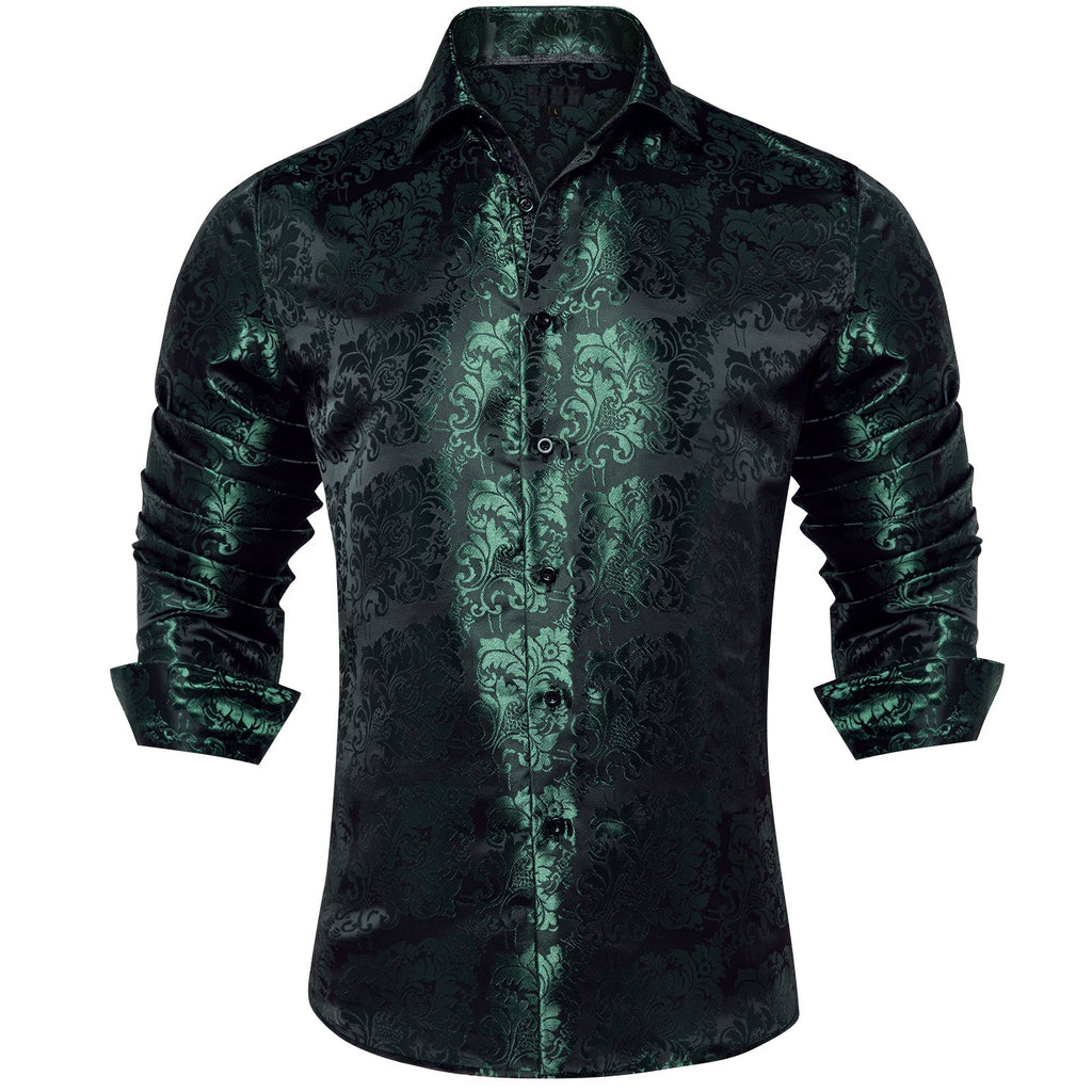 GentCrest Black Paisley Shirt - Image 1