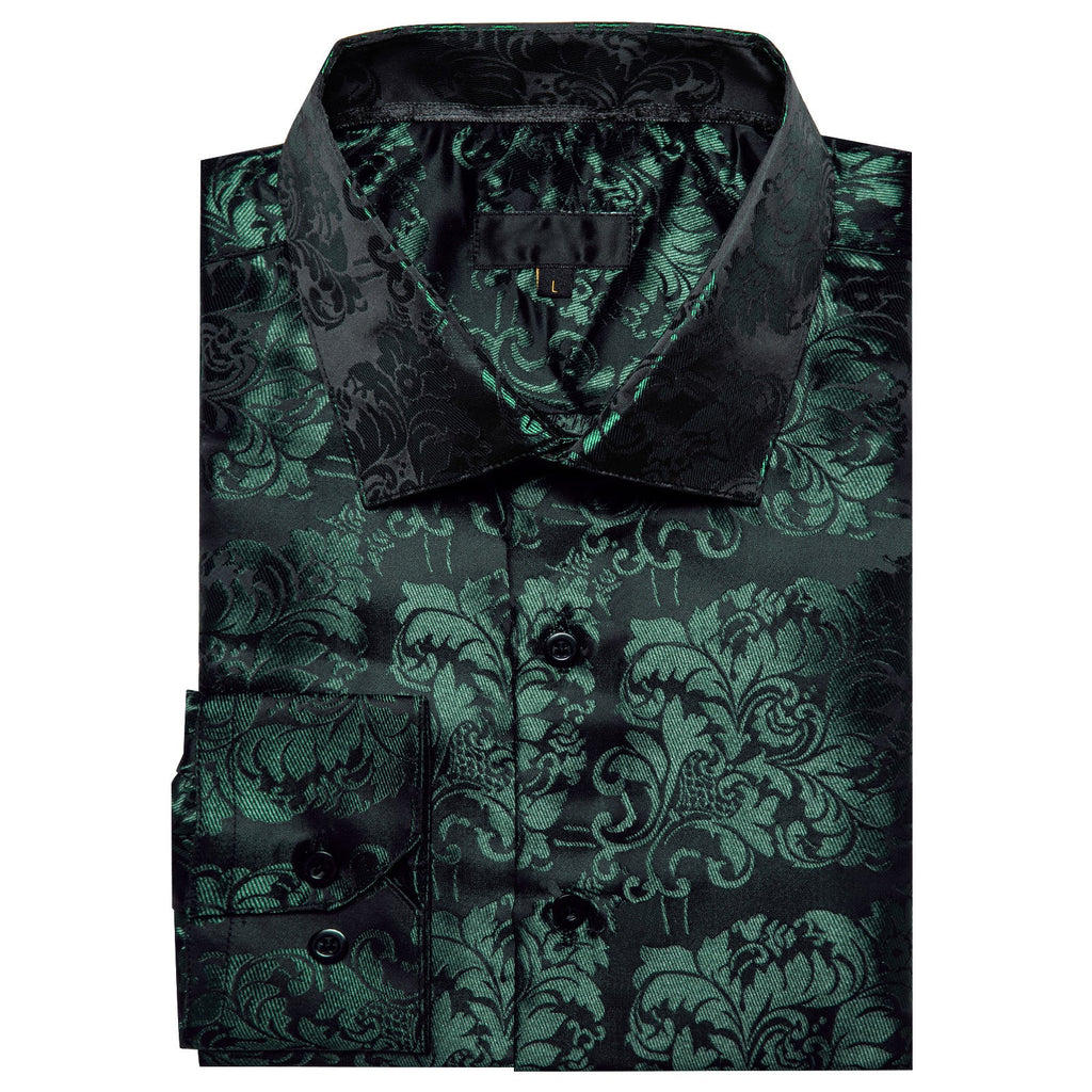 GentCrest Black Paisley Shirt - Image 2
