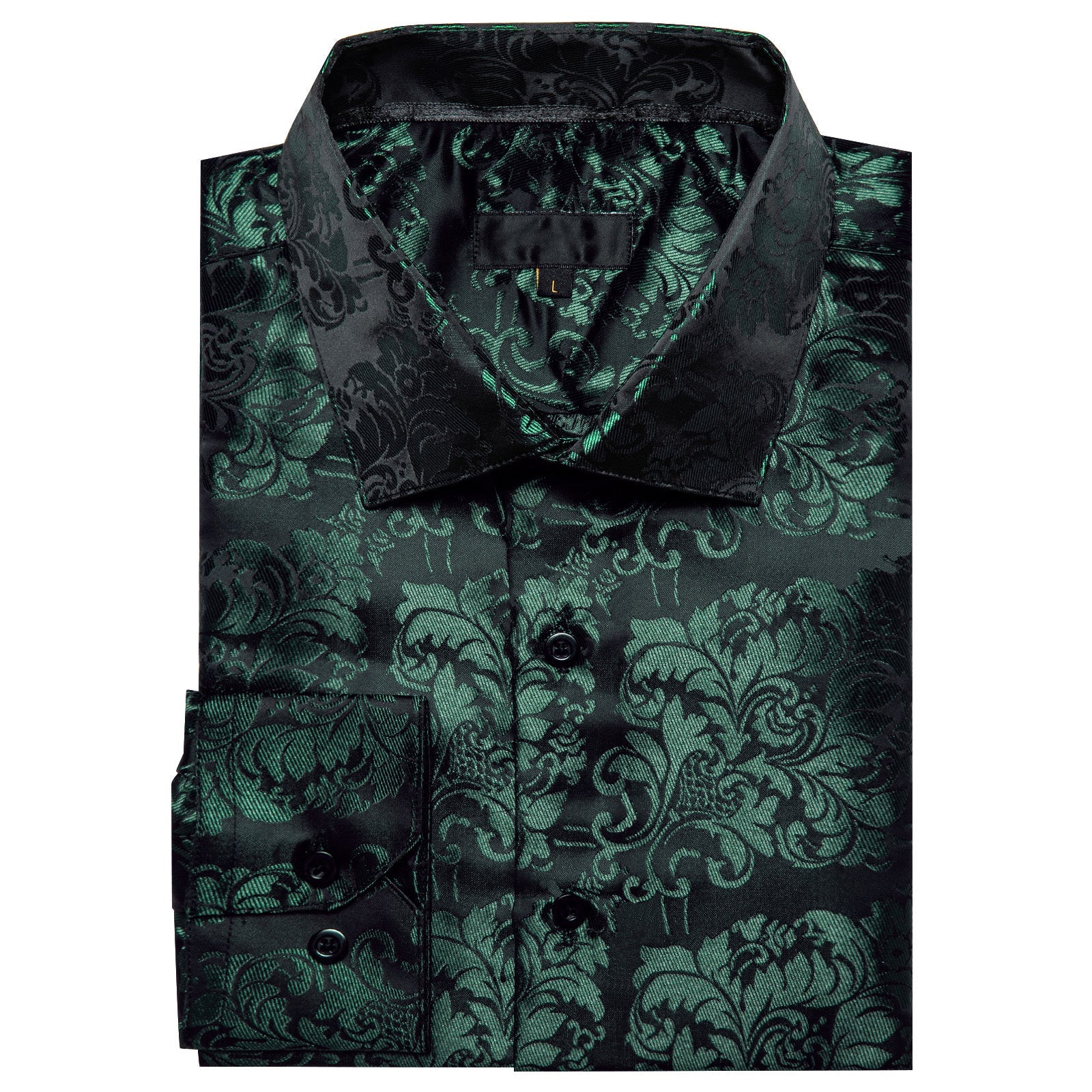 GentCrest Black Paisley Shirt - Image 2