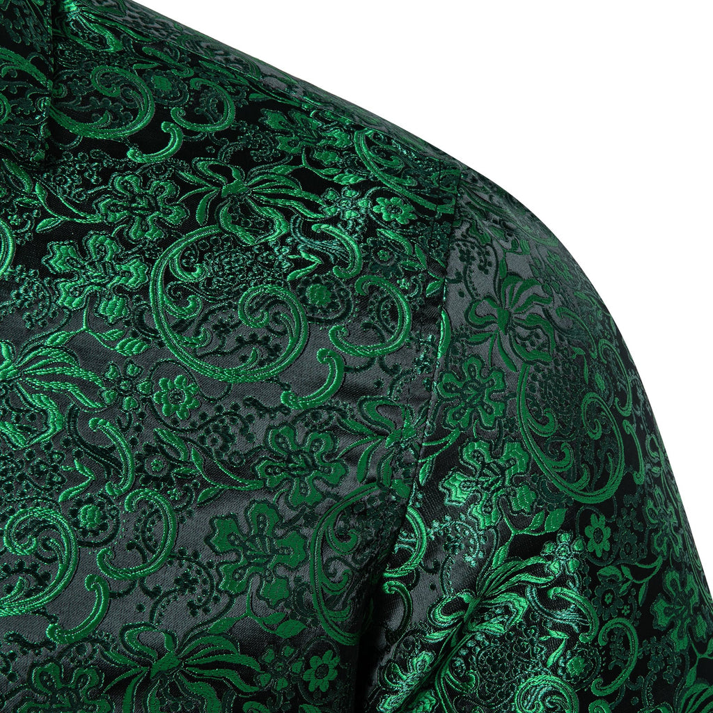 GentCrest Green Paisley Shirt - Image 3