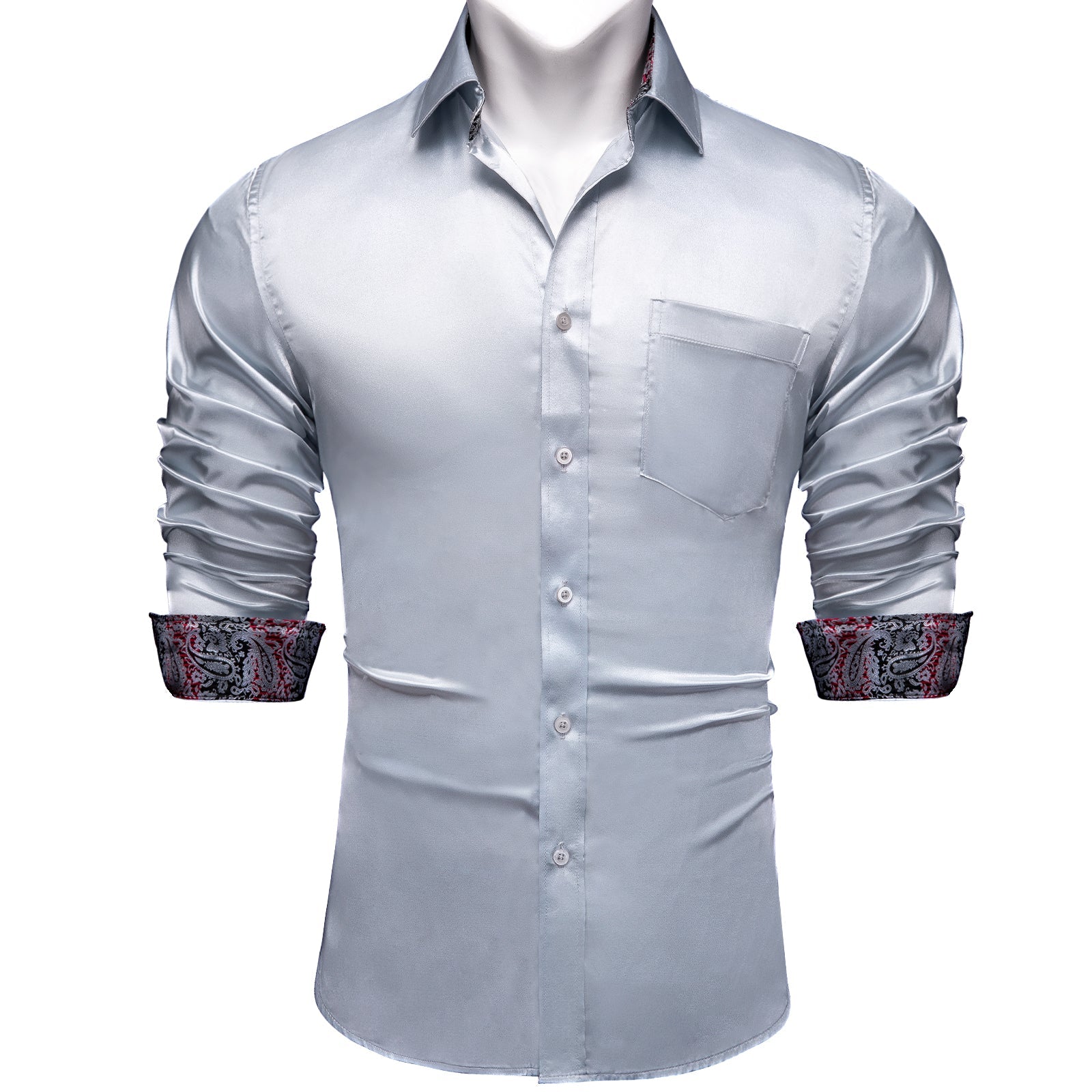 GentCrest Black Paisley Shirt - Image 1