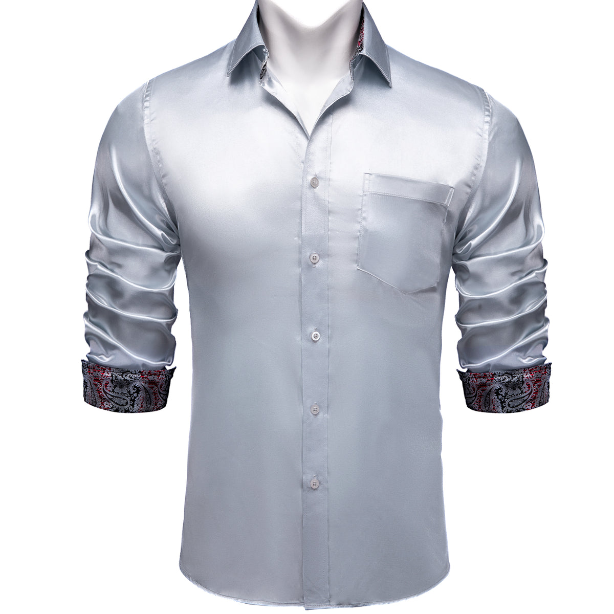 GentCrest Black Paisley Shirt - Image 1