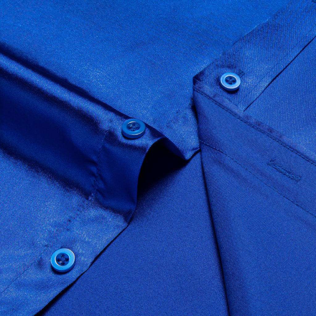 GentCrest Blue Paisley Shirt - Image 4