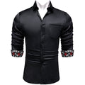 GentCrest Black Solid Shirt - Image 1