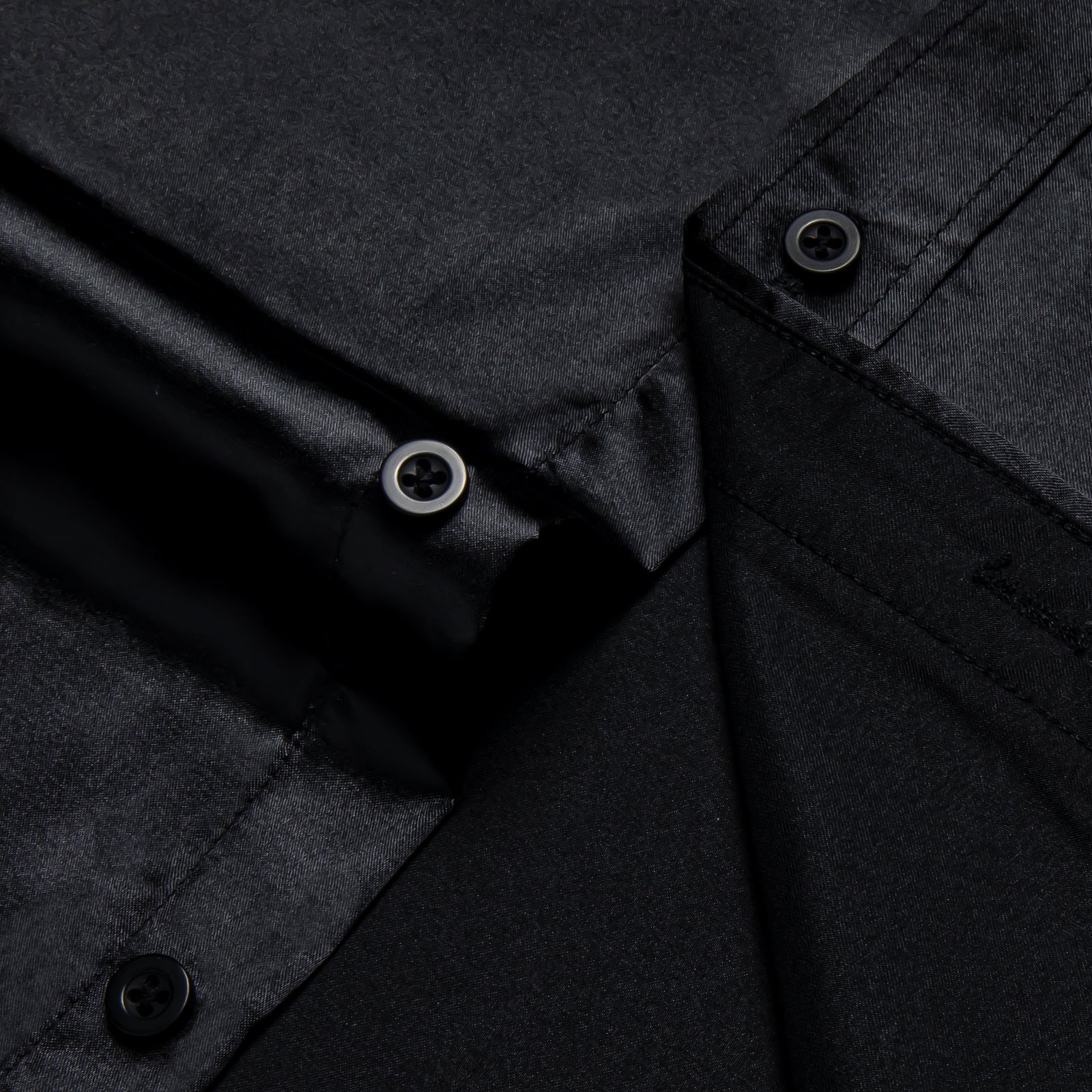 GentCrest Black Solid Shirt - Image 5