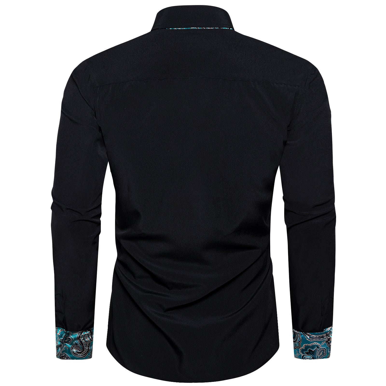 GentCrest Black Paisley Shirt - Image 2