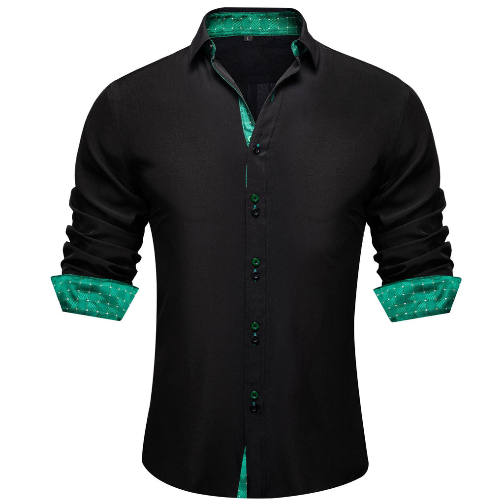 GentCrest Black Plaid Shirt - Image 2