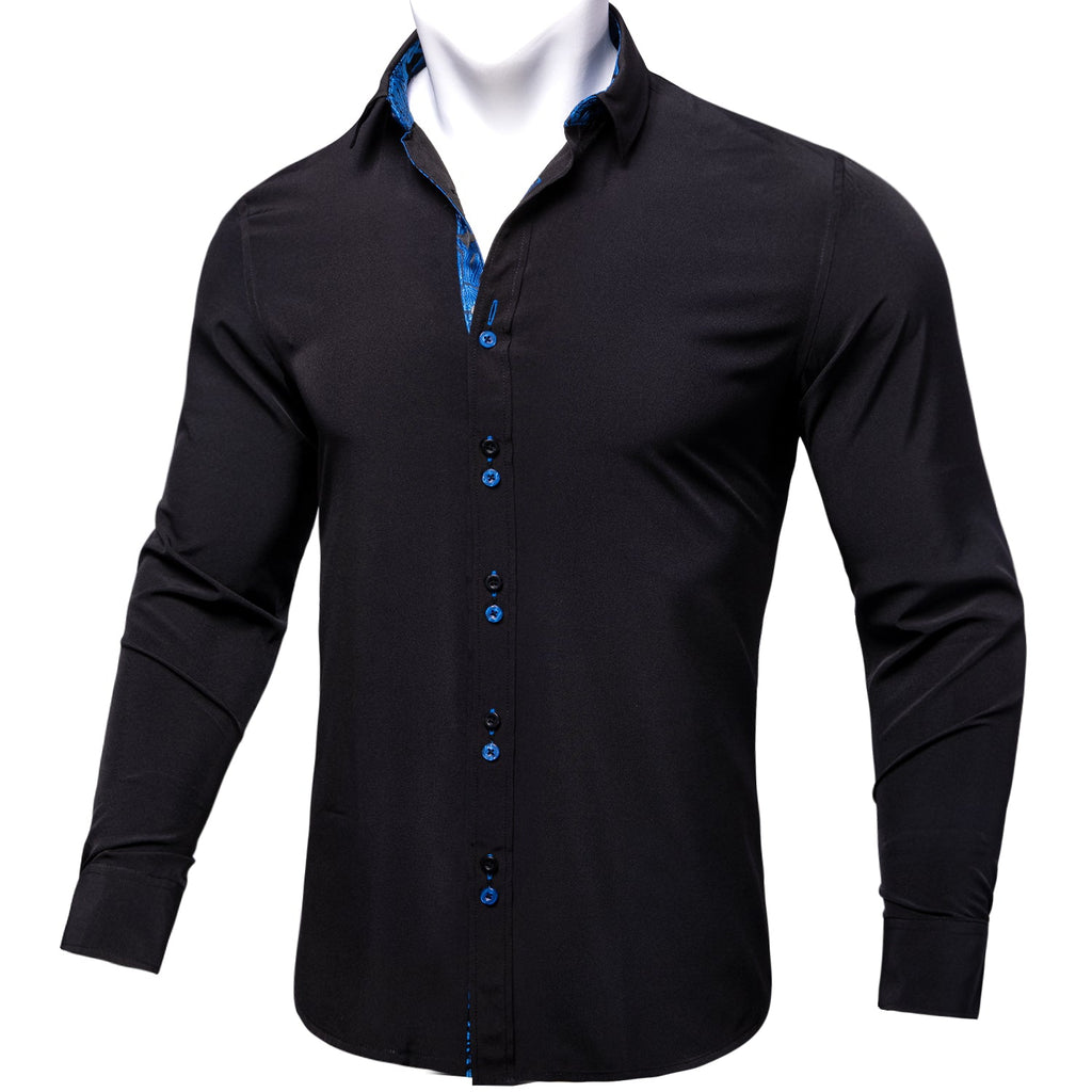 GentCrest Black Paisley Shirt - Image 3
