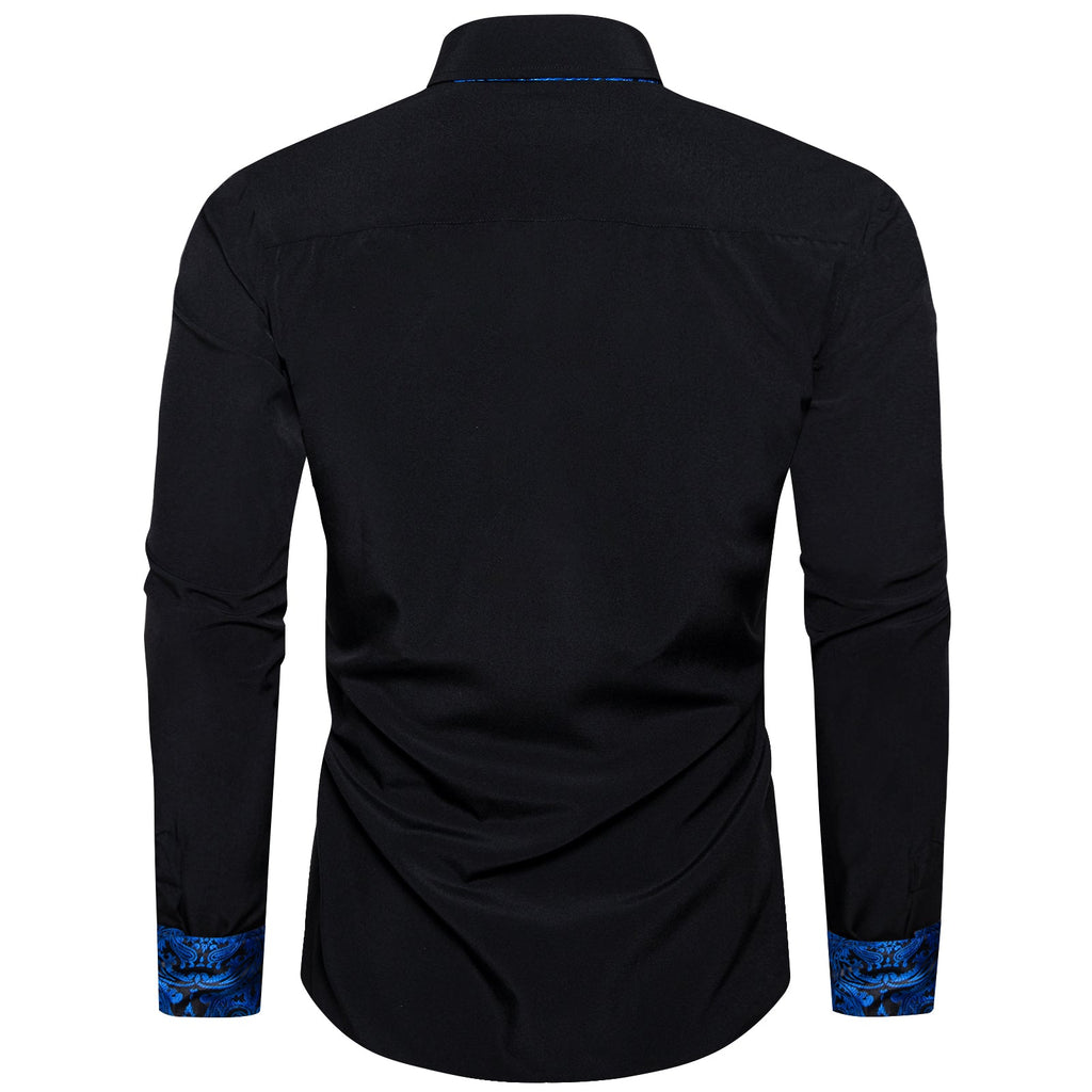 GentCrest Black Paisley Shirt - Image 2