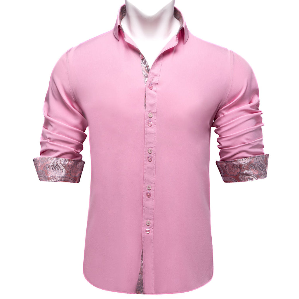 GentCrest Pink Paisley Shirt - Image 9
